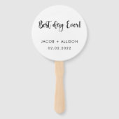 Hochzeitsvorteil am besten für einen Tag Fächer (Rückseite)