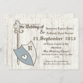 Hochzeitswaffen der Renaissance Einladung (Vorne/Hinten)