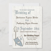 Hochzeitswaffen der Renaissance Einladung (Vorderseite)