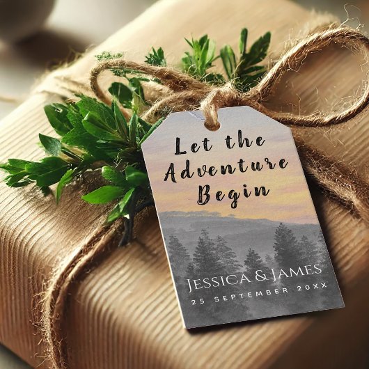 Hochzeitswald Berg Lasse Erlebnisbeginn Geschenkanhänger