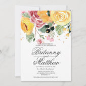 Hochzeitswasser Einladung (Vorderseite)