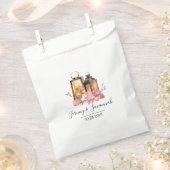 Hochzeitswasser Geschenktütchen (Ausgeschnitten)