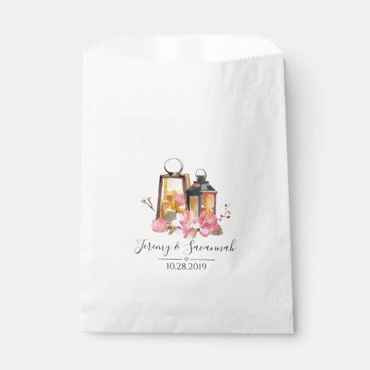 Hochzeitswasser Geschenktütchen (Vorderseite)