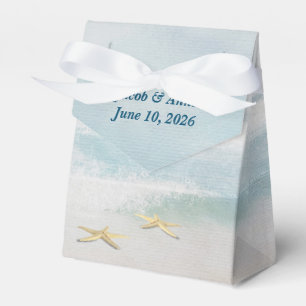 Hochzeitswassersurf mit Seestern Geschenkschachtel