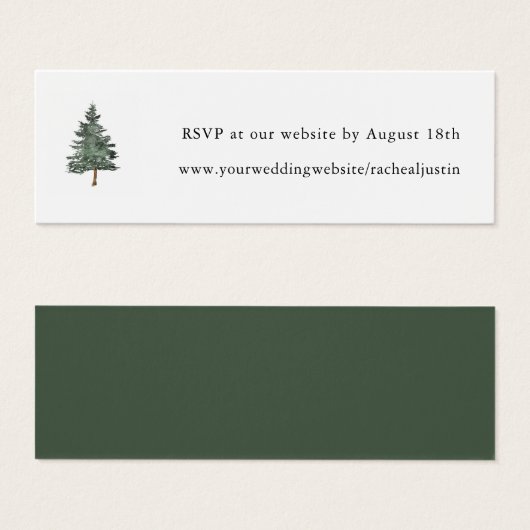 Hochzeitswebsite für Bergwald-Pine (Vorne & Hinten)