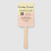 Hochzeitswebsite Hinzufügen von Q R-Code-Prüfung N Fächer (Rückseite)