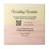 Hochzeitswebsite Hinzufügen von Q R-Code-Prüfung N Fliese (Vorderseite)