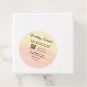 Hochzeitswebsite Hinzufügen von Q R-Code-Prüfung N Geschenkanhänger (Beispiel)