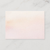 Hochzeitswebsite Pampas Grass Pink Exotic Floral Visitenkarte (Rückseite)