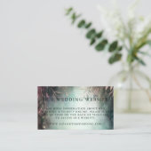 Hochzeitswebsite QR Code Magical Forest Wedding Begleitkarte (Stehend Vorderseite)