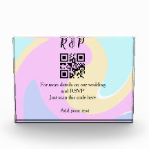 Hochzeitswebsite RSVP Q R Code Name Text hinzufüge