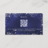 Hochzeitswebsite UAWG QR-Code Begleitkarte (Rückseite)