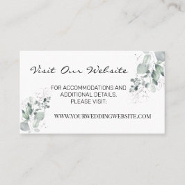 Hochzeitswebsite Wasserfarbene Pflanzen Beilage Ka Platzkarte