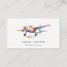 Hochzeitswebsite zum Blue Orange Blush Airplane