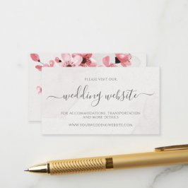 Hochzeitswebsite zum Blumenkohl Begleitkarte