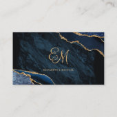 Hochzeitswebsite zum Hochzeitsgeschäft von Navy Bl Begleitkarte (Rückseite)