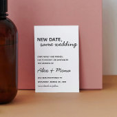 Hochzeitswechsel Datum Postkarte