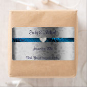 Hochzeitswein / Wasserzeichen, Blau und Silber, He (Insitu)