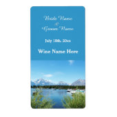 Hochzeitsweinlabel (Vorne)