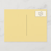 Hochzeitswelpen Save the Date Postkarte (Rückseite)