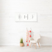 Hochzeitswillkommensbanner für draußen banner (Insitu)
