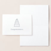 Hochzeitswischt Foil Grußkarte Folienkarte (Anzeige)