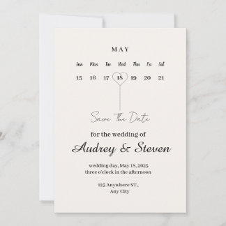 Hochzeitswoche der Liebe Einladung