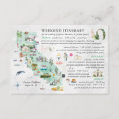 Hochzeitswoche in Napa | Fahrkarte Begleitkarte (Vorderseite)