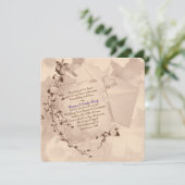 Hochzeitswochenende Erneuerung im altmodischen Sti Ankündigung (Stehend Vorderseite)