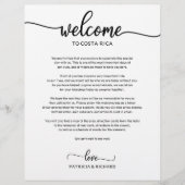 Hochzeitswochenende Herzlich willkommen (Vorderseite)