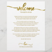 Hochzeitswochenende Herzlich willkommen (Vorderseite)