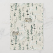 Hochzeitswochenende in der Waldfahrkarte Programm (Rückseite)