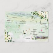 Hochzeitswochenende in La Quinta | Fahrkarte Begleitkarte (Vorderseite)