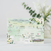 Hochzeitswochenende in La Quinta | Fahrkarte Begleitkarte (Stehend Vorderseite)