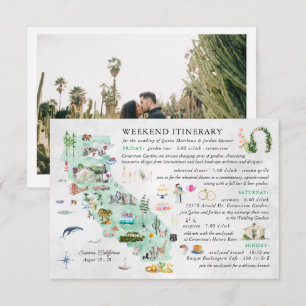 Hochzeitswochenende in Napa Reiseroute Karte