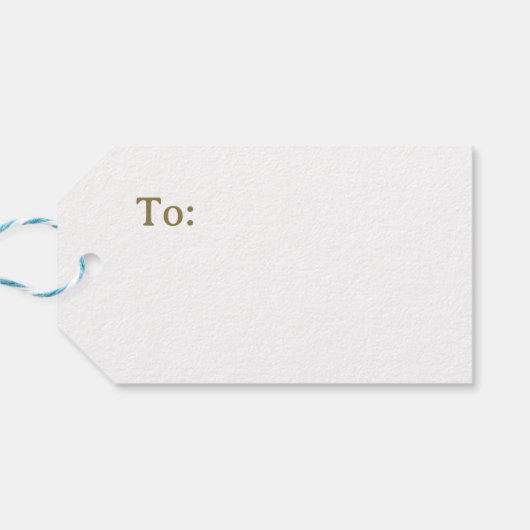 Hochzeitswochenende Pickleball Gold und Weiß Geschenkanhänger (Rückseite Horizontal)