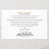 Hochzeitswochenende Willkommenskarte - für SHARON (Vorderseite)