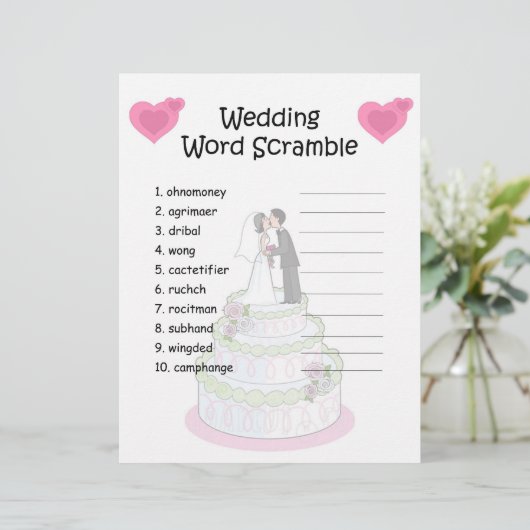 Hochzeitswort (Stehend Vorderseite)