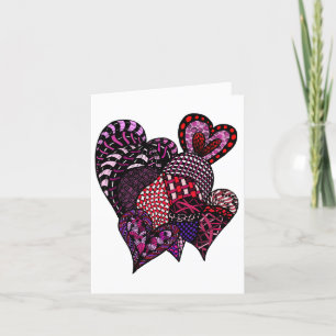 Hochzeitswünsche für Liebe und Glück Karte