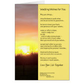 Hochzeitswünsche für Sie (Vorne)