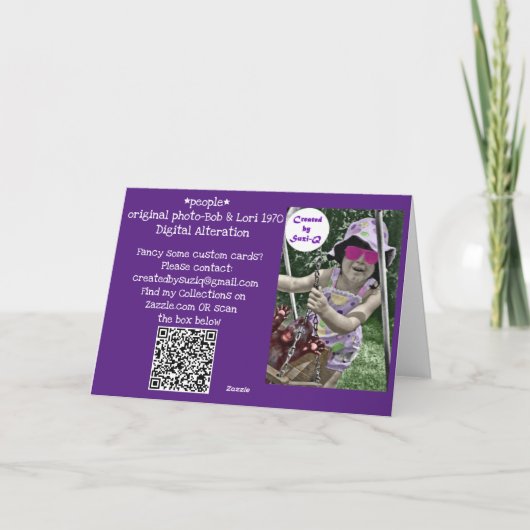 Hochzeitswünsche Karte (Rückseite)