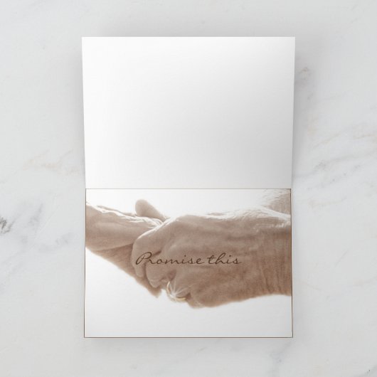 Hochzeitswünsche Karte (Innenseite)