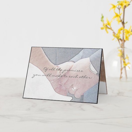 Hochzeitswünsche Karte (Gelbe Blume)