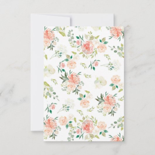 Hochzeitswünsche | ROSE (Rückseite)