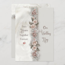 Hochzeitszauber Wasserfarbenflorbeige Rose