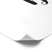 Hochzeitszeichen - 1 Korinther 13 - Aisle-Zeichen Poster (Ecke)