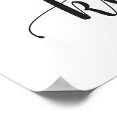 Hochzeitszeichen - 1 Korinther 13 - Liebe ist freu Poster (Ecke)