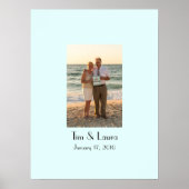 Hochzeitszeichen am Party Poster (Vorne)