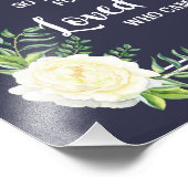 Hochzeitszeichen, bitte ein Herz unterschreiben, b Fotodruck (Ecke)