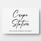 Hochzeitszeichen der Crepe Fotoplatte (Vorderseite)